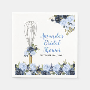Serviette En Papier Fleurs de marine Bientôt emportée par la douche de