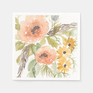 Serviette En Papier Fleurs d'été Ier
