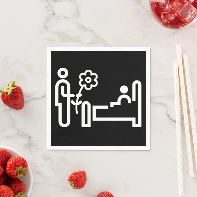 Serviette En Papier Fleurs Pour Un Patient Papier Serviettes (Créateur téléchargé)