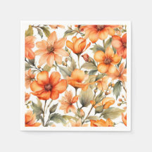 Fleurs sauvages rouges Aquarelle Art