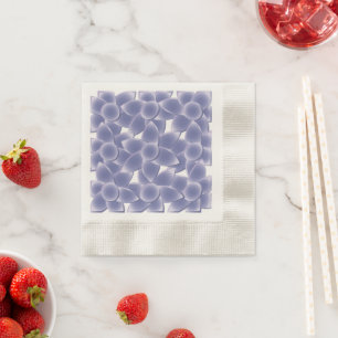 Serviette En Papier Fleurs violettes