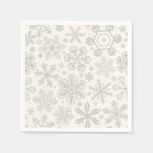 Serviette En Papier Flocon de neige
