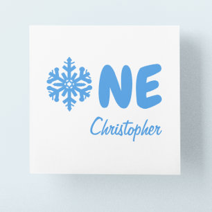 Serviette En Papier Flocon de neige 1er anniversaire