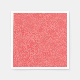 Serviette En Papier Floraison