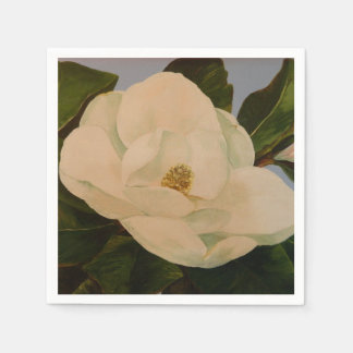 Serviette En Papier Floraison de Magnolia