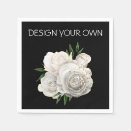 Serviette En Papier Floral Conception de votre propre serviette