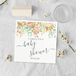 Serviette En Papier Floral d'été du printemps   BABY SHOWER