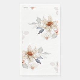 Serviette En Papier Floral élégant et intemporel