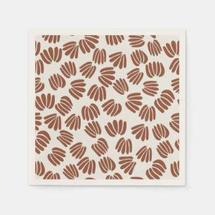 Serviette En Papier Floral VI Abstrait