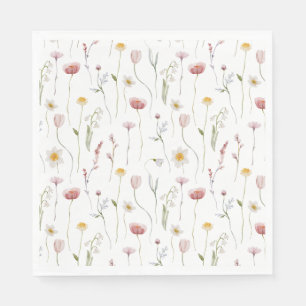 Serviette En Papier Floral vintage