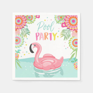 Serviette En Papier Flotteur tropical de piscine de serviettes de