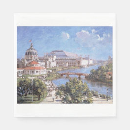 Serviette En Papier Foire Mondiale de Chicago (Exposition Colombienne)