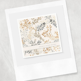 Serviette En Papier Foliage d'automne moderne