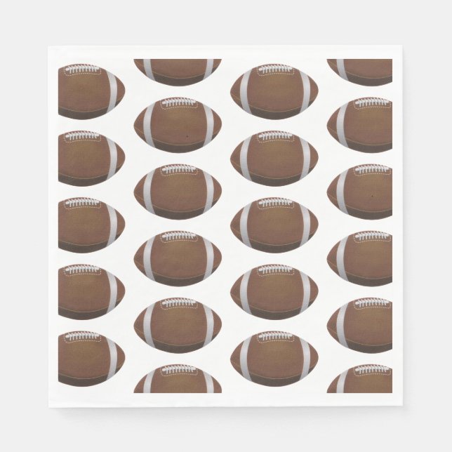 Serviette En Papier "Football" (Devant)
