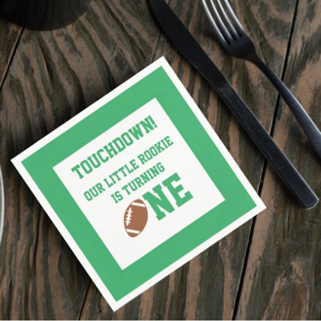 Serviette En Papier Football 1er anniversaire (Créateur téléchargé)