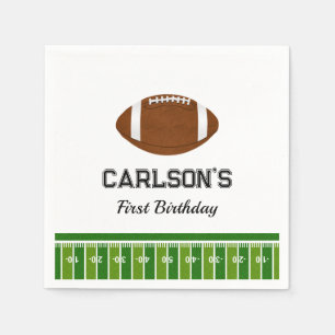 Serviette En Papier Football Boy Fête d'anniversaire