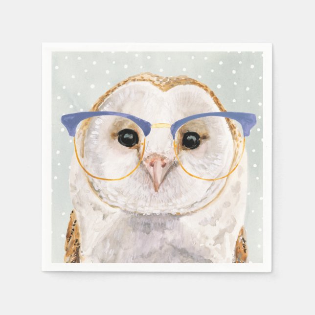 Serviette En Papier Forester à quatre roues | Wise Owl (Devant)
