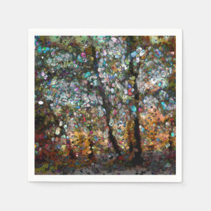 Serviette En Papier Forêt enchantée