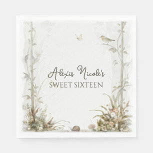 Serviette En Papier Forêt enchantée Ethereal