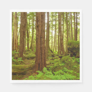 Serviette En Papier Forêt pluviale tempérée de l'Alaska