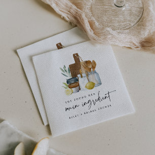Serviette En Papier Fournitures de cuisine pour la douche de mariage