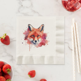 Serviette En Papier Fox Napkins