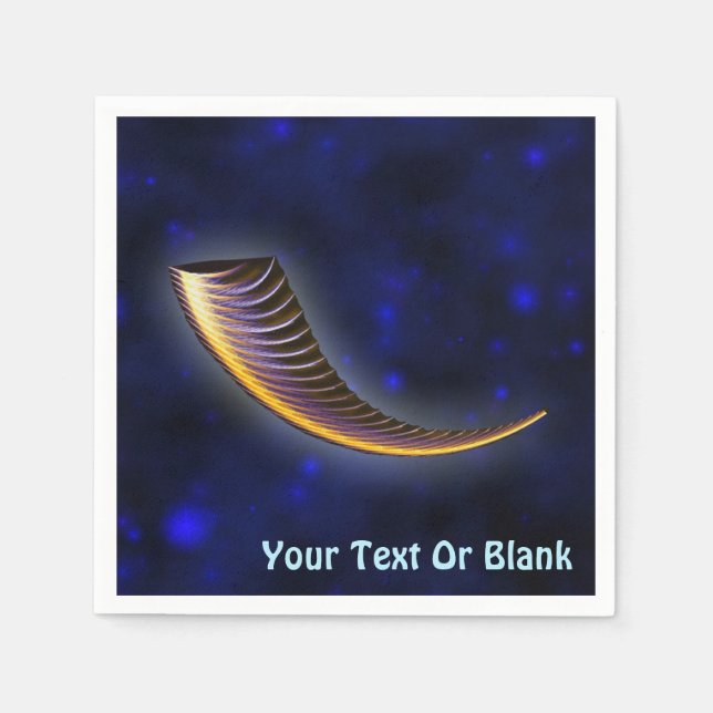 Serviette En Papier Fractal Shofar (Devant)