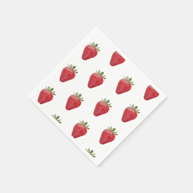 Serviette en papier fraise (Coin)