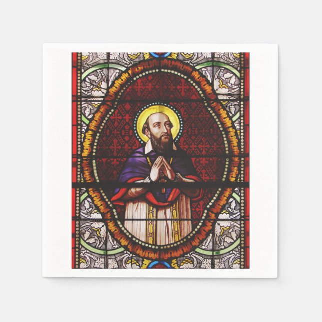 Serviette En Papier Francis de Sales Evêque de Genève (Devant)