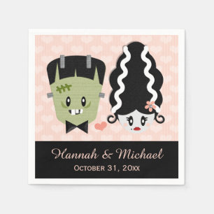 Serviette En Papier Frankenstein Halloween Mariage