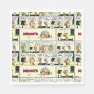 Serviette En Papier Franklin, Pepperment Patty & Marcie Classe mathé