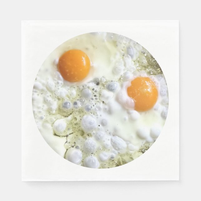 Serviette En Papier Fried eggs (Devant)