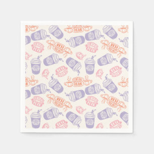 Serviette En Papier FRIENDS™ Motif Pastel Central Perk