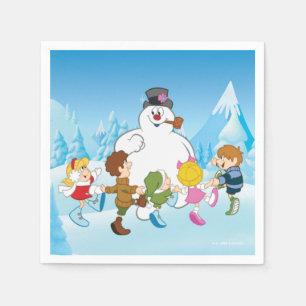 Serviette En Papier Frosty Snowman™ hiver