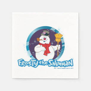 Serviette En Papier Frosty the Snowman™ Portrait magique Frosty