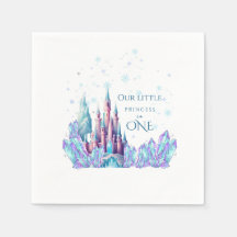 Frozen 1er Anniversaire Carte Château Premier Anni