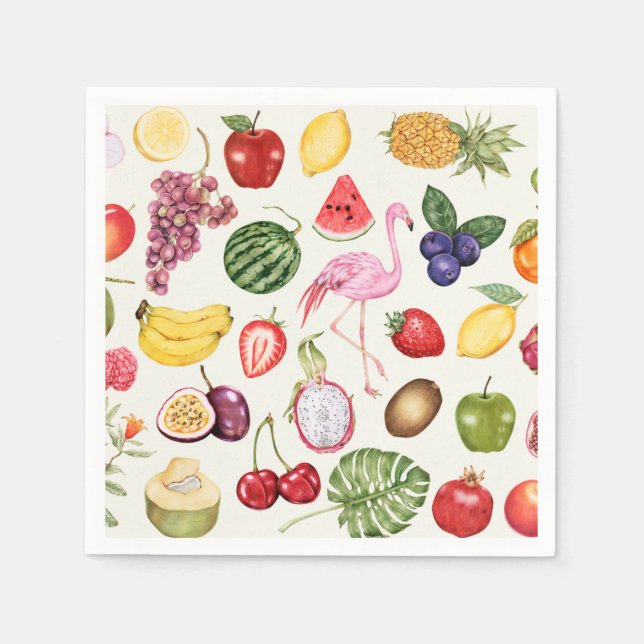 Serviette En Papier Fruit (Devant)