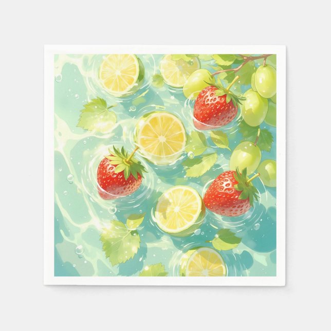 Serviette En Papier Fruit (Devant)