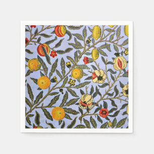 Serviette En Papier Fruit, un motif vintage William Morris