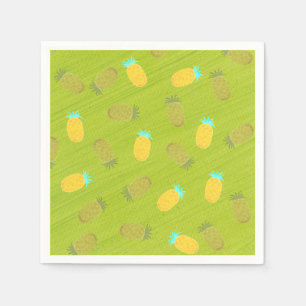 Serviette En Papier Fruits de l'été tropical Kiwi Vert