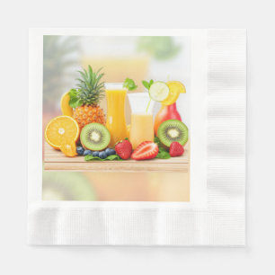 Serviette En Papier Fruits frais juteux