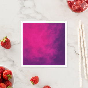 Serviette en papier fumée rose néon – Personnalisa