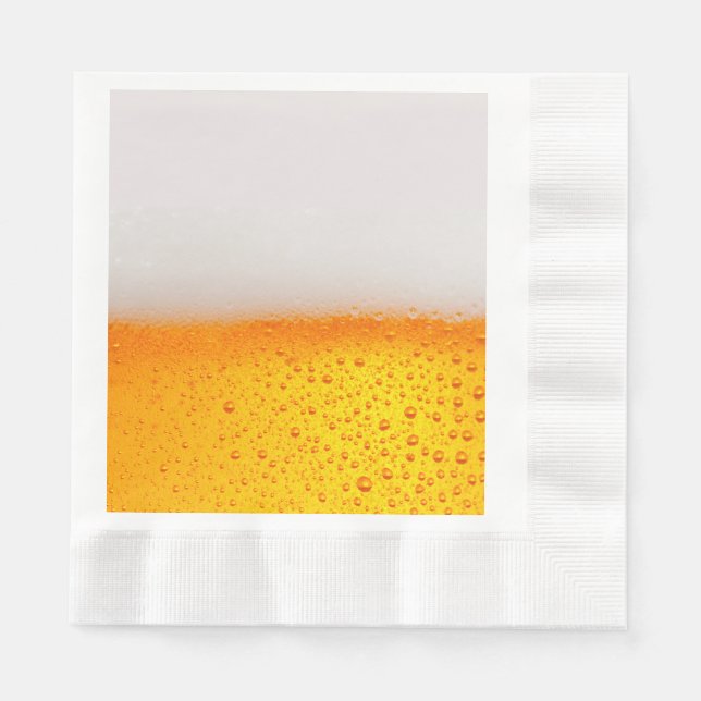 Serviette En Papier Fun Beer Brasserie boire happy hour Party (Devant)