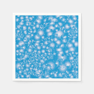 Serviette En Papier Fun BLEU Abstrait Encre Super motif de splash
