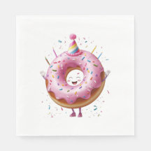 Fun Donut Anniversaire Papier
