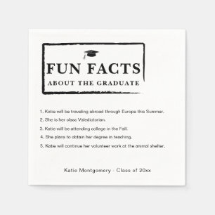 Serviette En Papier Fun Facts About the Graduate Paper Napkins