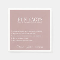 Fun Facts Dusty Mauve Personnalisé