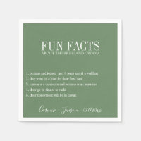 Fun Facts Sage Green Personnalisé