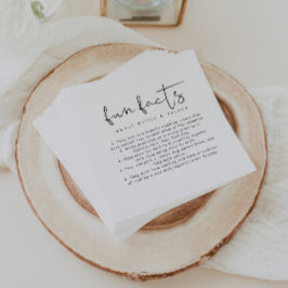 Serviette En Papier Fun Fun Fun Fun Faits Mariage