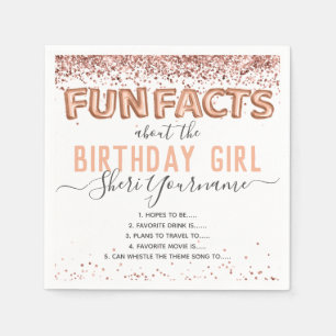 Serviette En Papier Fun Fun Fun Fun Fun Fun Texte Parties scintillant